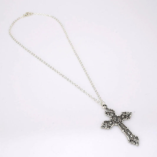 Gothic Cross Pendant Necklace TWILRUS