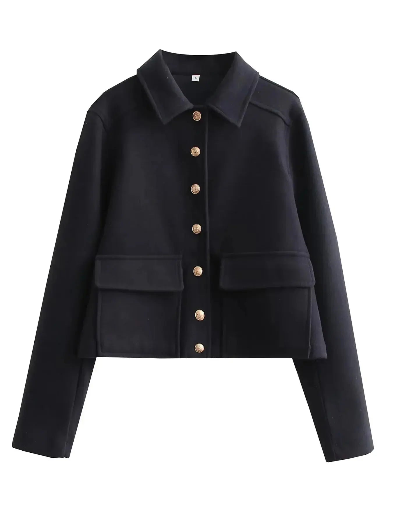 Aviator Wool Cropped Jacket TWILRUS