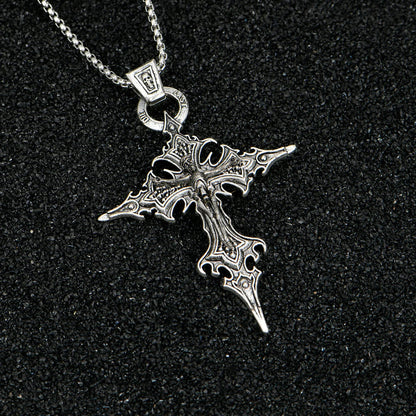 Gothic Cross Skull Necklace TWILRUS