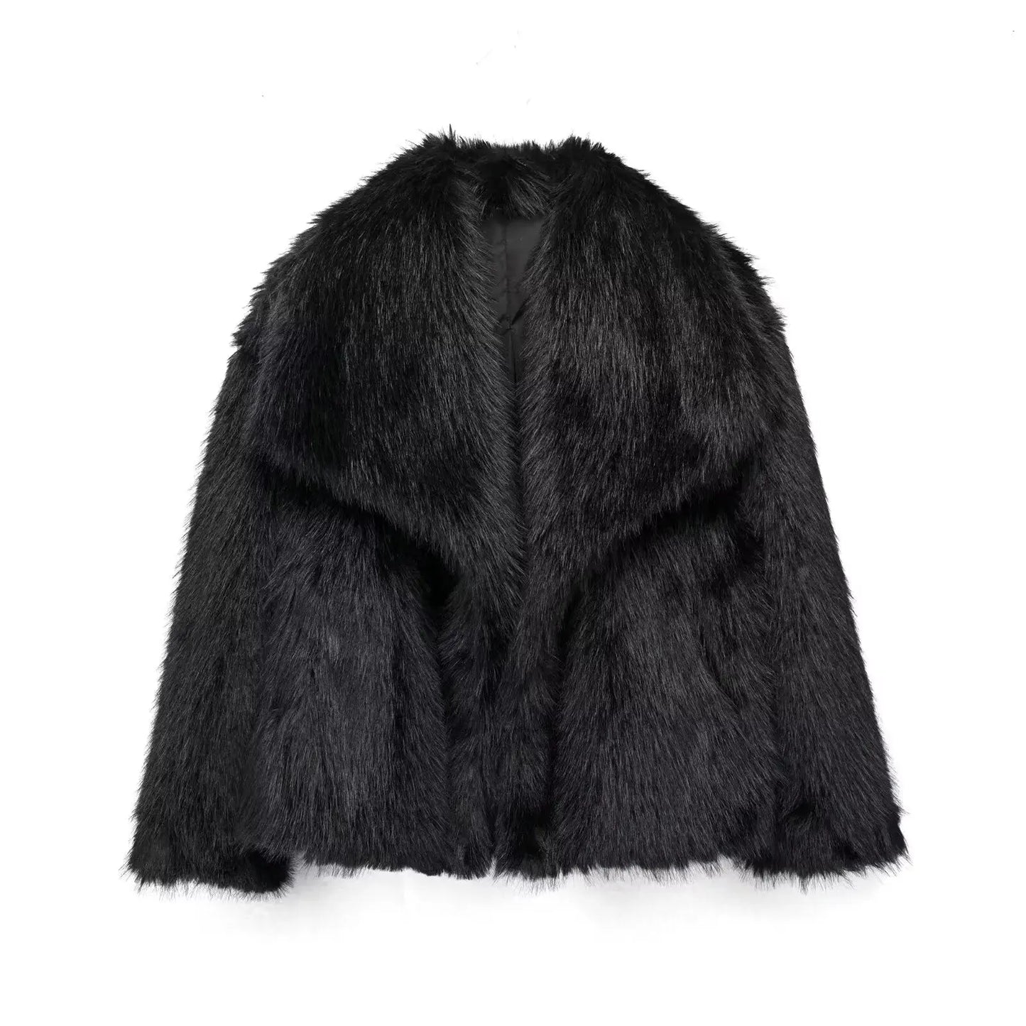 Cropped Faux Fur Coat TWILRUS