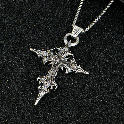 Gothic Cross Skull Necklace TWILRUS